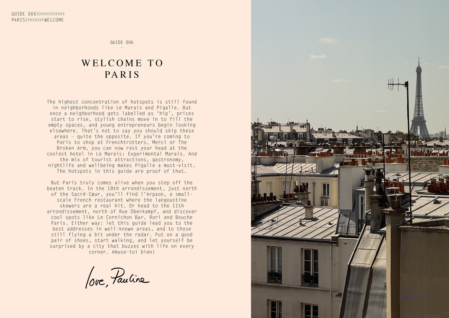 THE PARIS GUIDE (E-BOOK)